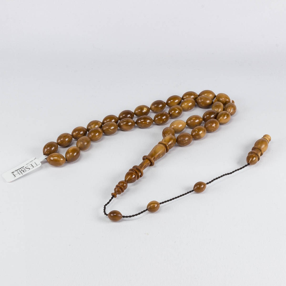 Mustafa Kule Atölye İşçilikli Beyzi Kesim Kuka Tesbih