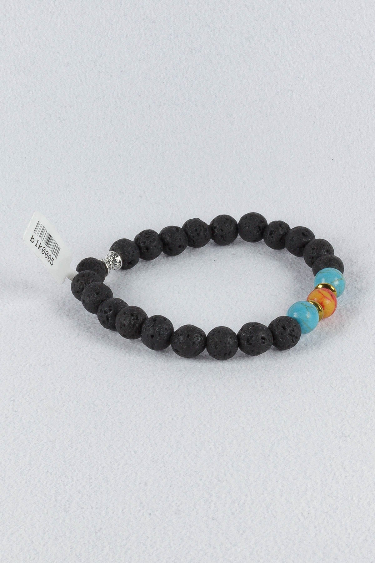 Orijinal Lav Taşı Turkuaz Jasper Taşı Kombinli Bileklik blk0005