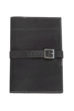 Moskova Kemerli Deri Defter Gri