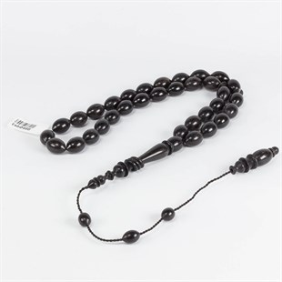 Mustafa Kule Atölye İşçilikli Beyzi Kesim Yılan Ağacı Tesbih