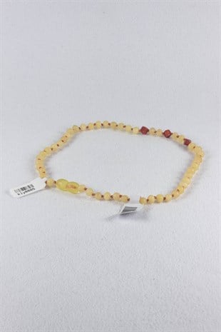 Orijinal Litvanya Baltık Kehribar Bebek Diş Kolye kly0005