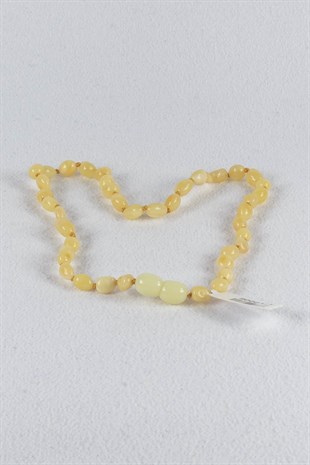 Orijinal Litvanya Baltık Kehribar Bebek Diş Kolye kly0006