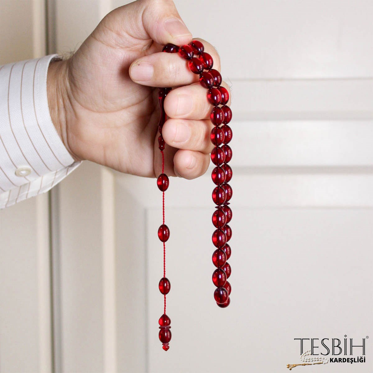 Beyzi Model Osmanlı Sistemli Ateş Kehribar Tesbih tsb0206