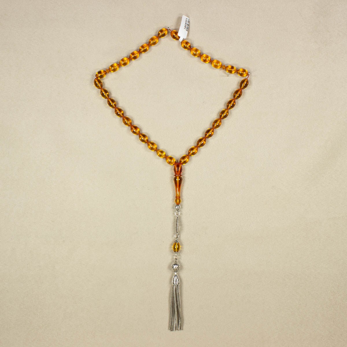 Beyzi Model Zar Kehribar Tesbih