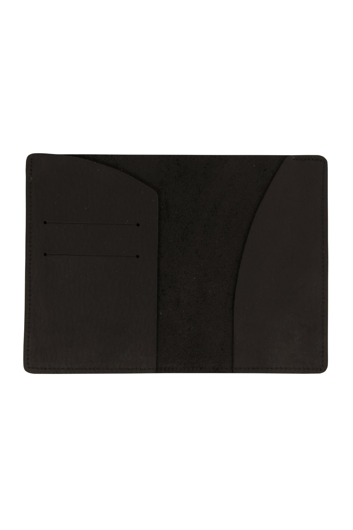 Edmonton Deri Pasaport Kılıfı Siyah