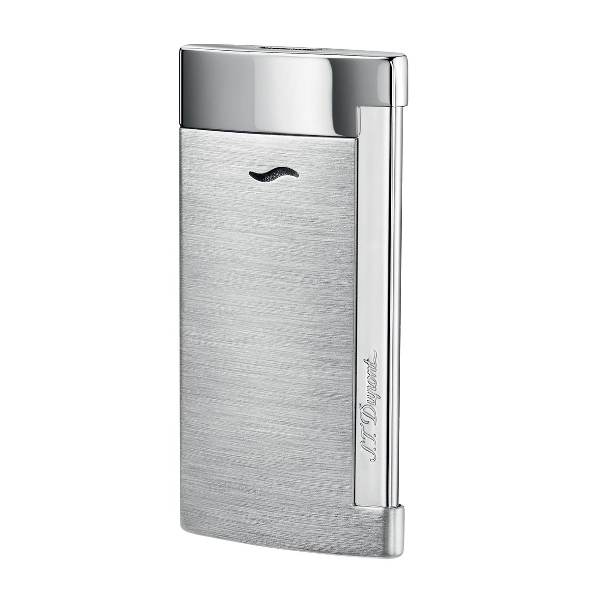 Fırçalanmış Krom Yüzeyli S.T. Dupont Çakmak - 027701