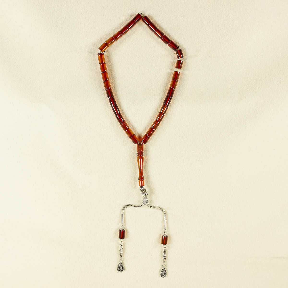 Kesme Model Zar Kehribar Tesbih