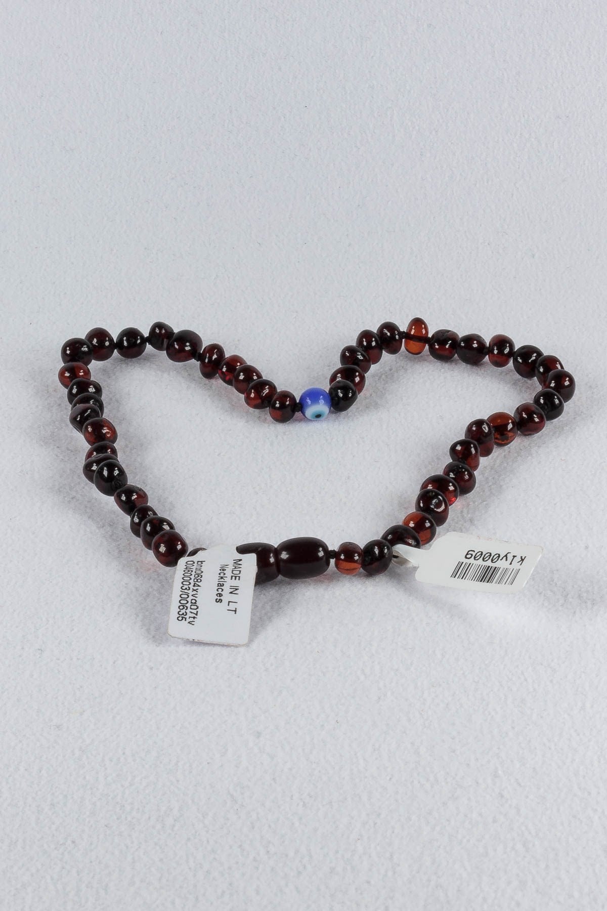 Orijinal Litvanya Baltık Kehribar Bebek Diş Kolye kly0009