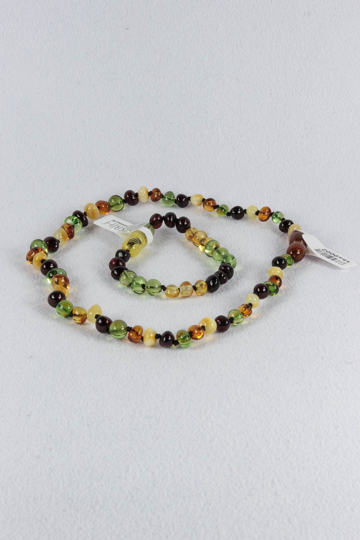 Orijinal Litvanya Baltık Kehribar Bebek Diş Kolye Ve Bileklik Seti kbs0002