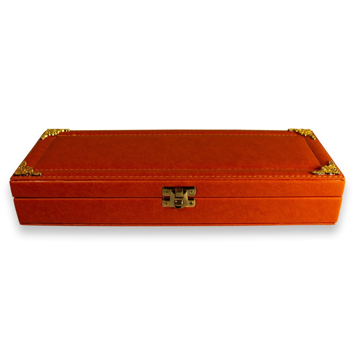 Turuncu Renk Orta Boy Tesbih Mücevher Kutusu