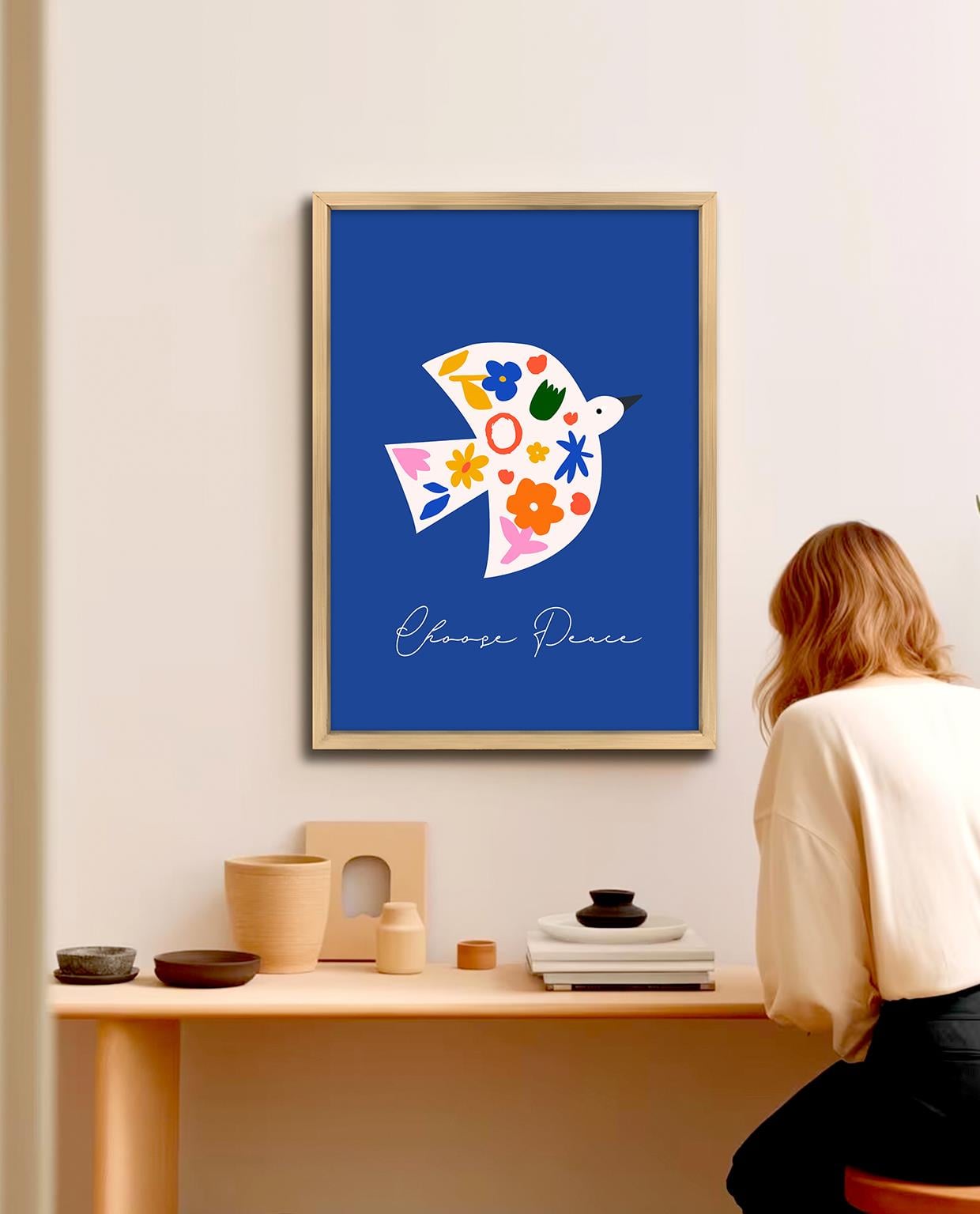 Aura Serisi Çerçeveli Poster 117