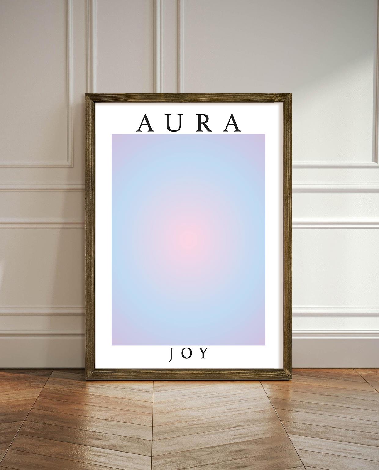 Aura Serisi No.18 Çerçeveli Poster