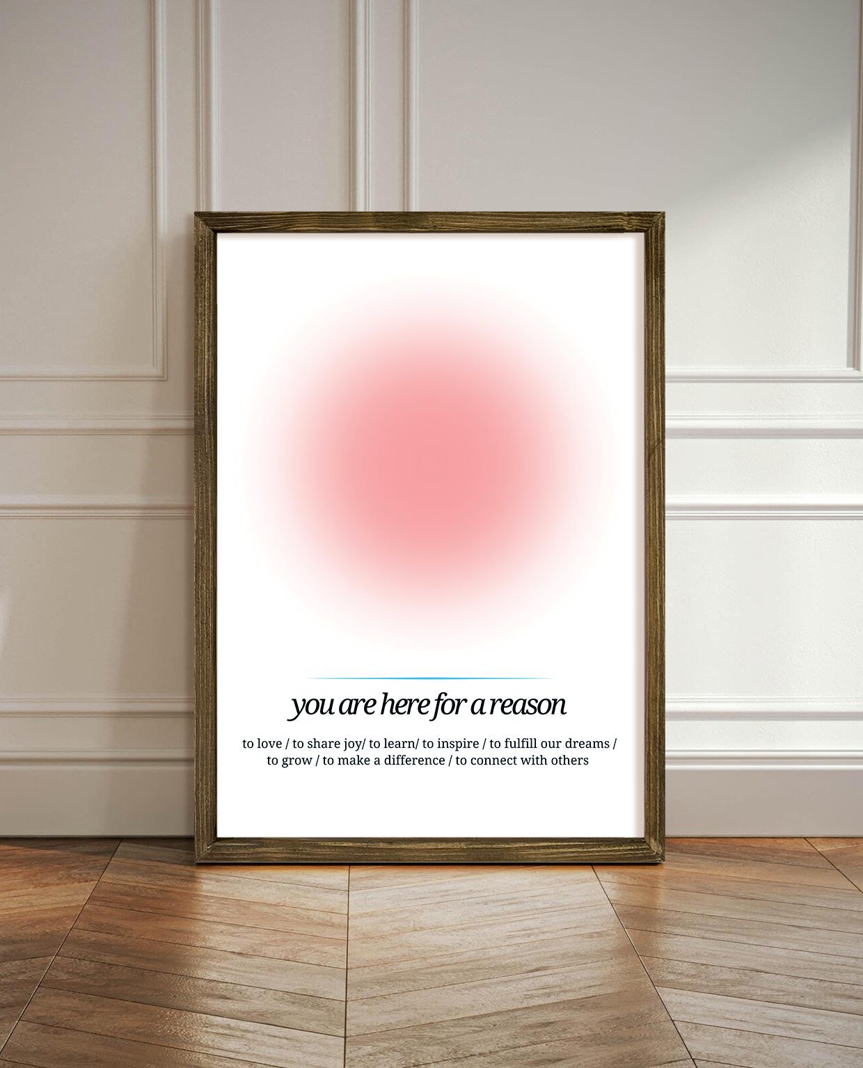 Aura Serisi No.25 Çerçeveli Poster