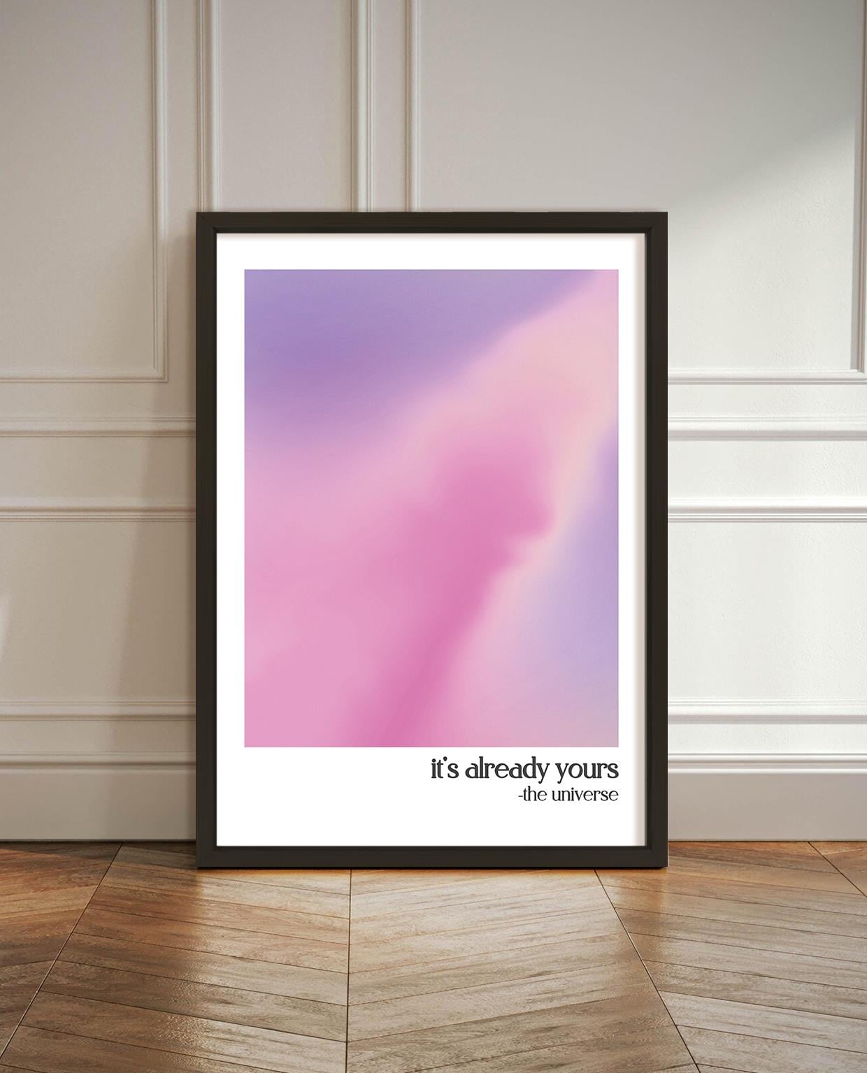 Aura Serisi No.26 Çerçeveli Poster