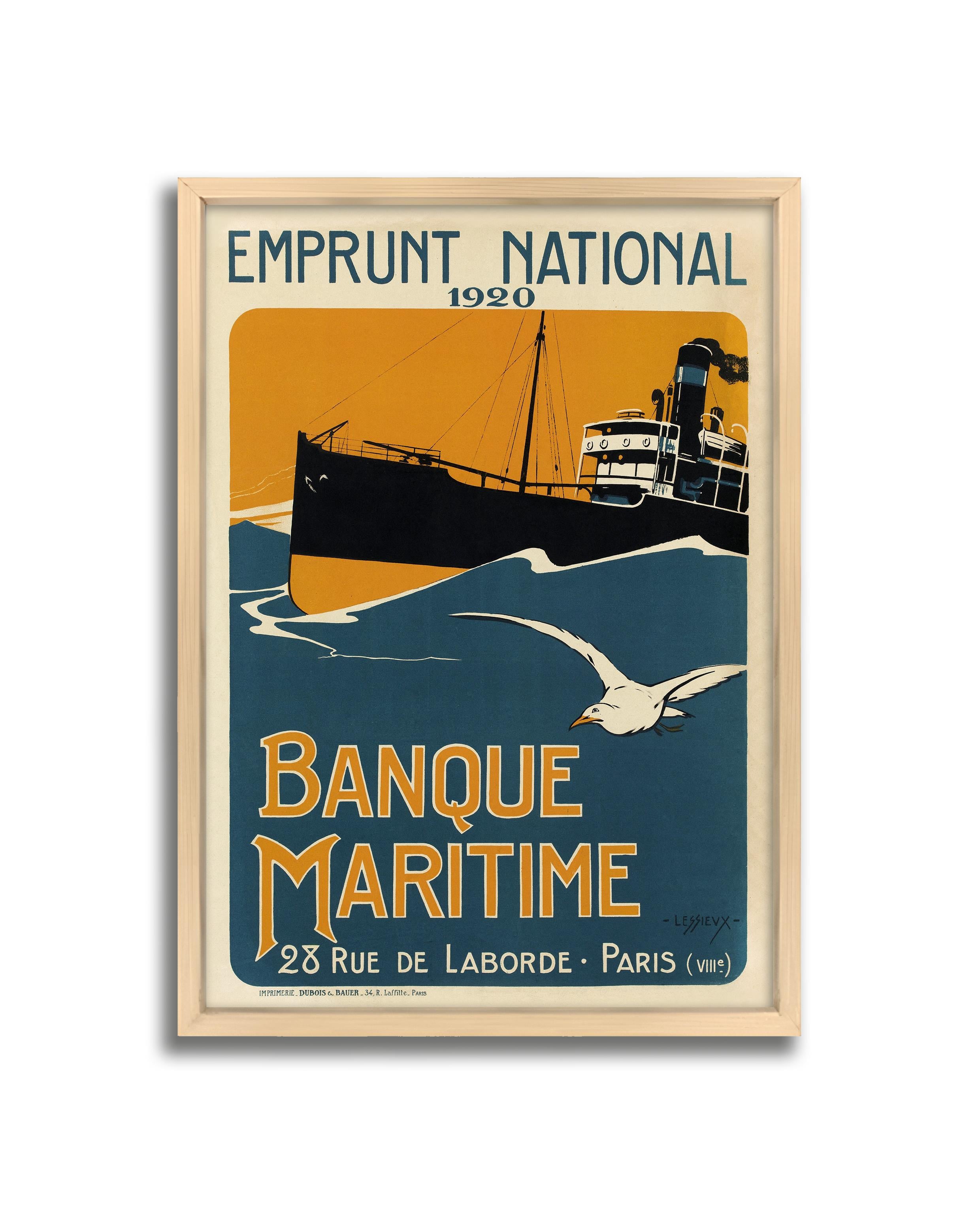 Banque Maritime Çerçeveli Tablo