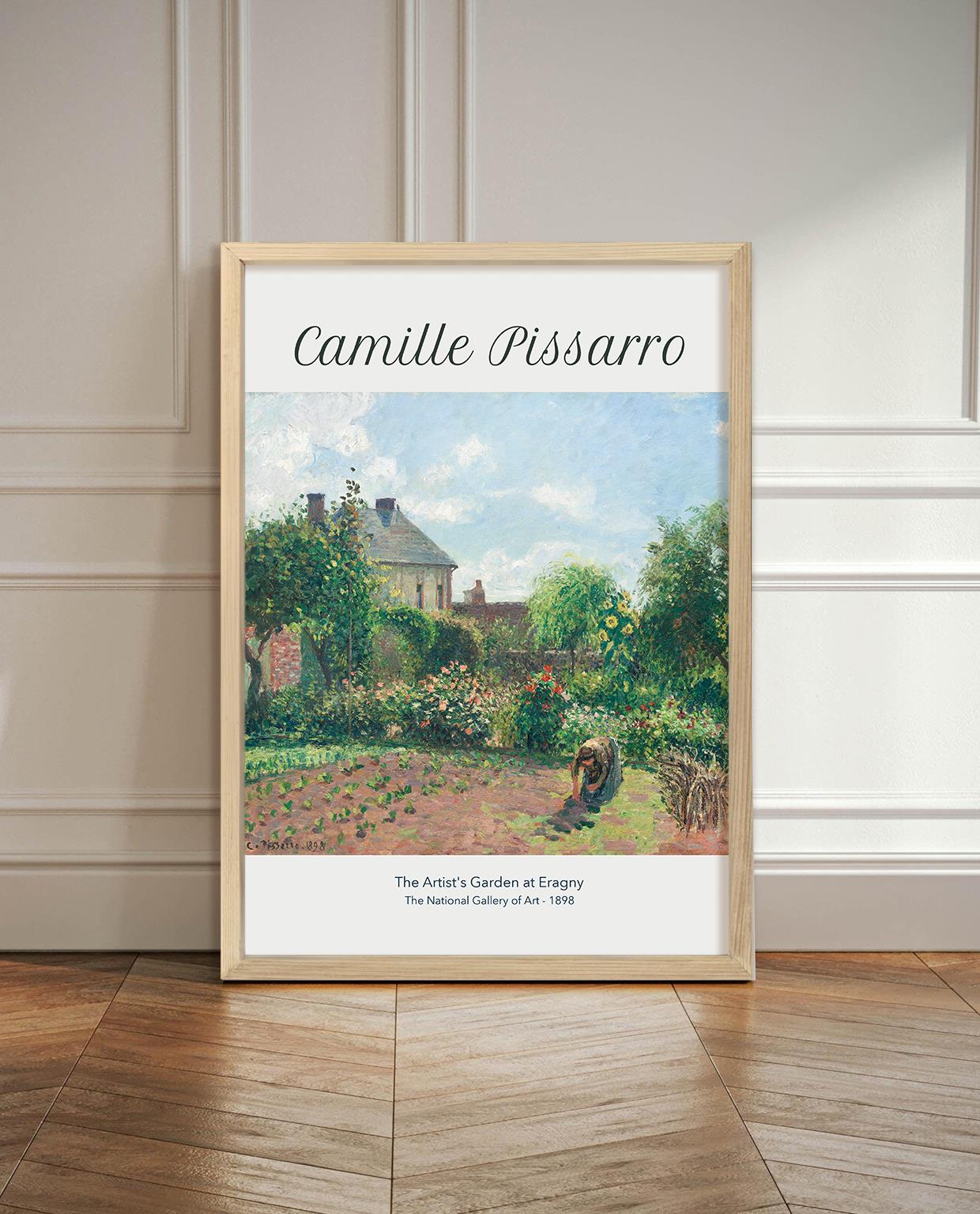 Camille Pissarro - The Artist's Garden Çerçeveli Tablo