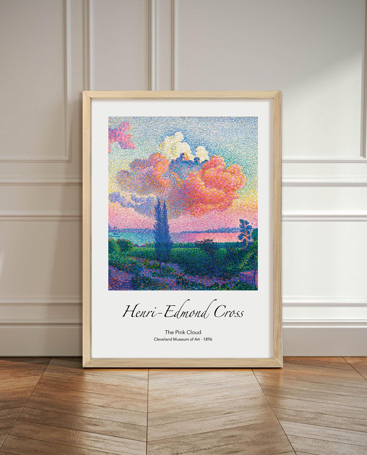 Henri-Edmond Cross - The Pink Cloud Çerçeveli Tablo