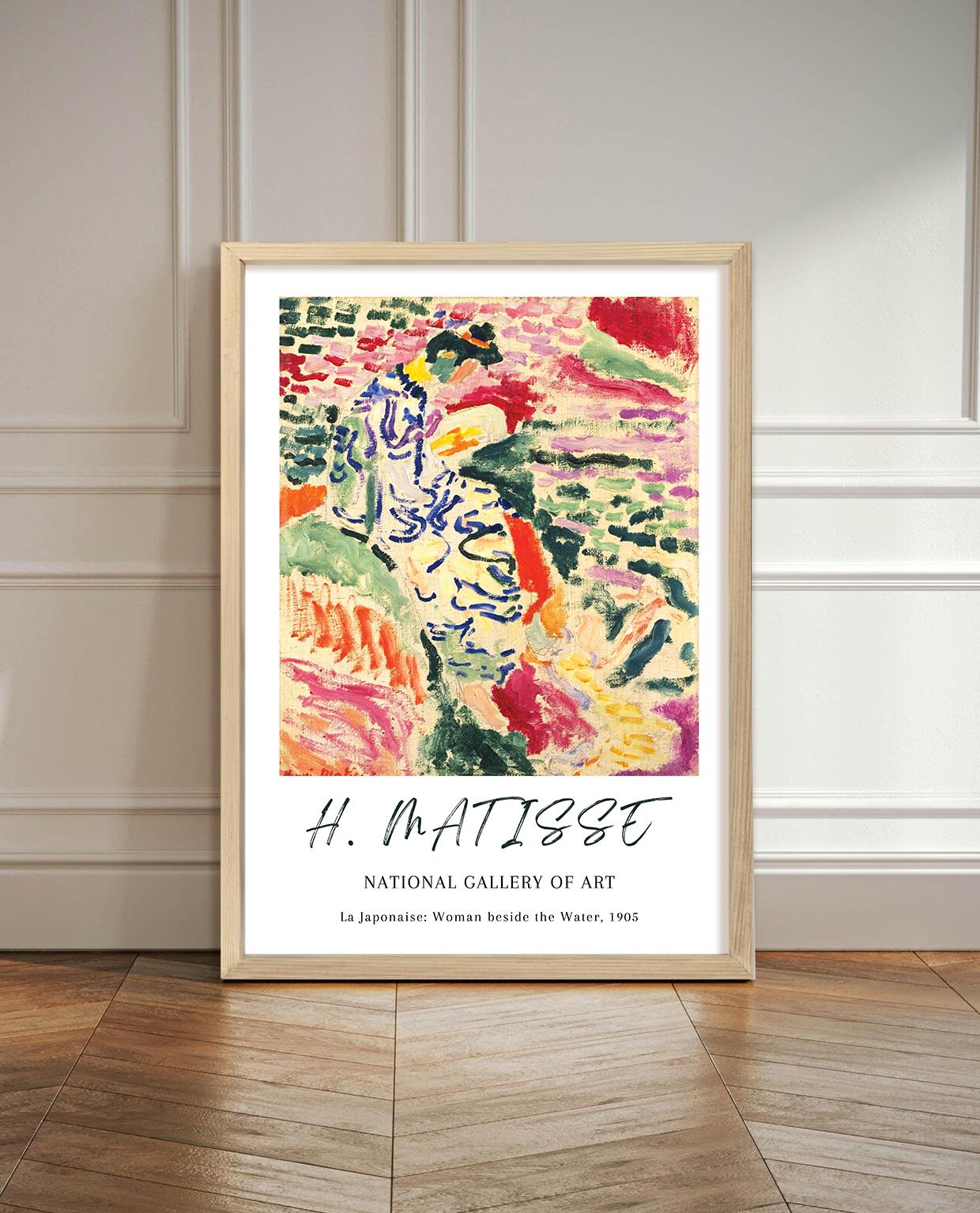 Henri Matisse - La Japonaise Çerçeveli Tablo