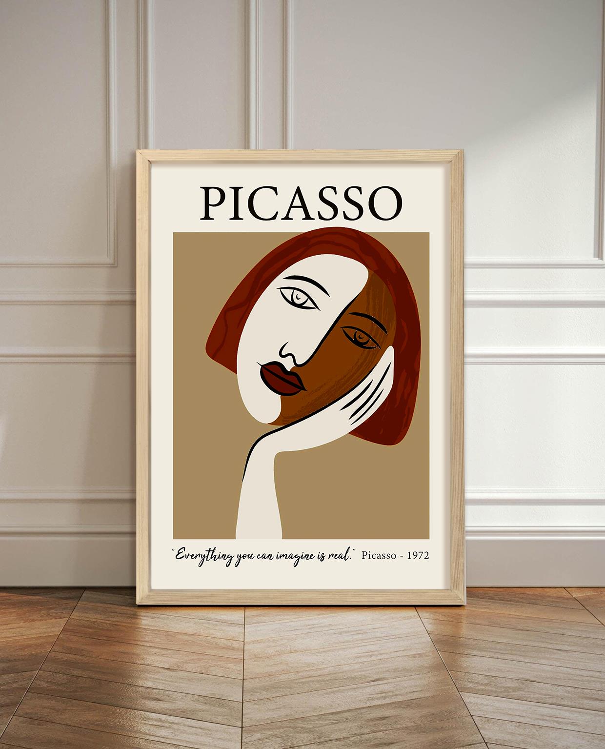 Picasso 12 Çerçeveli Poster