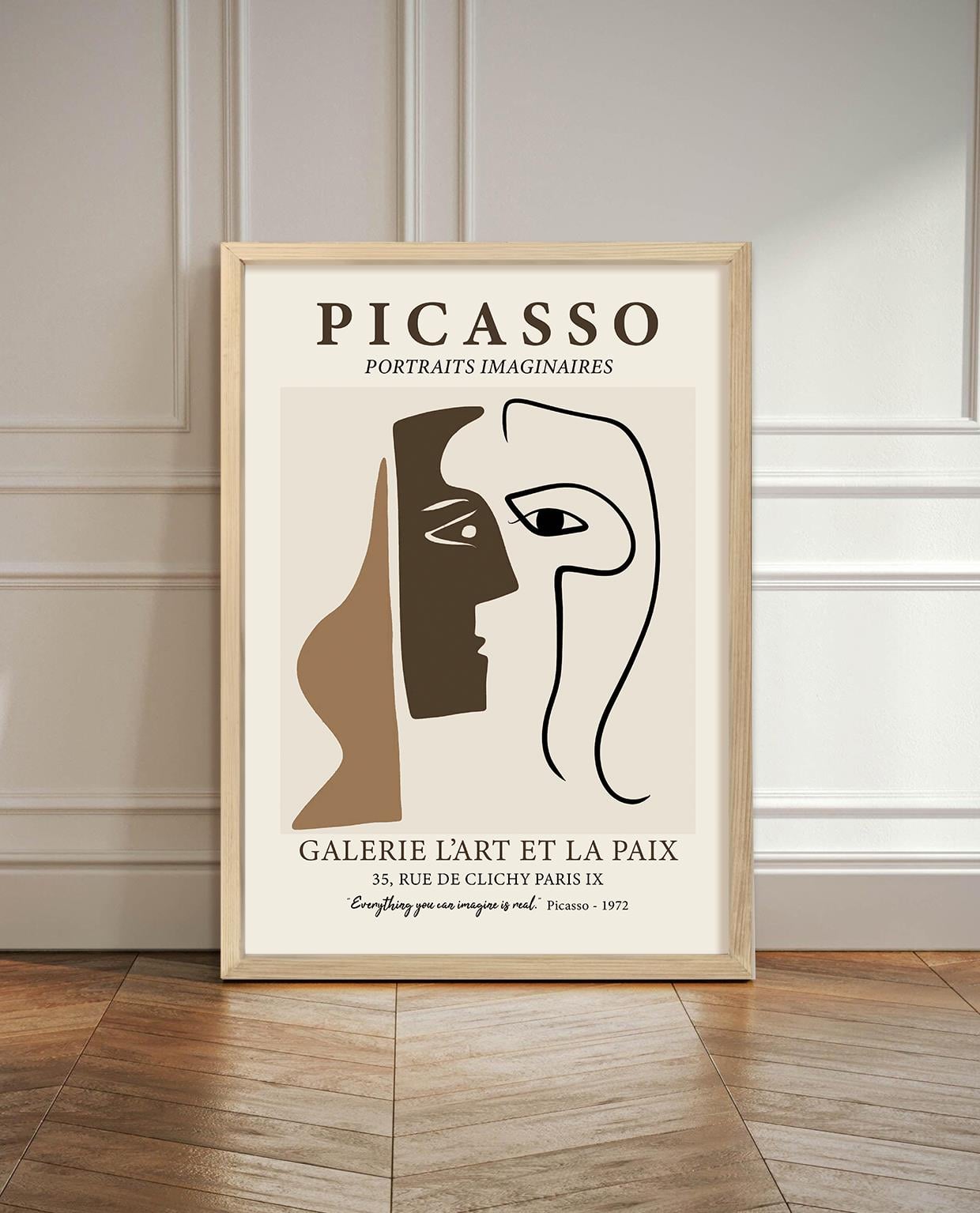 Picasso 13 Çerçeveli Poster