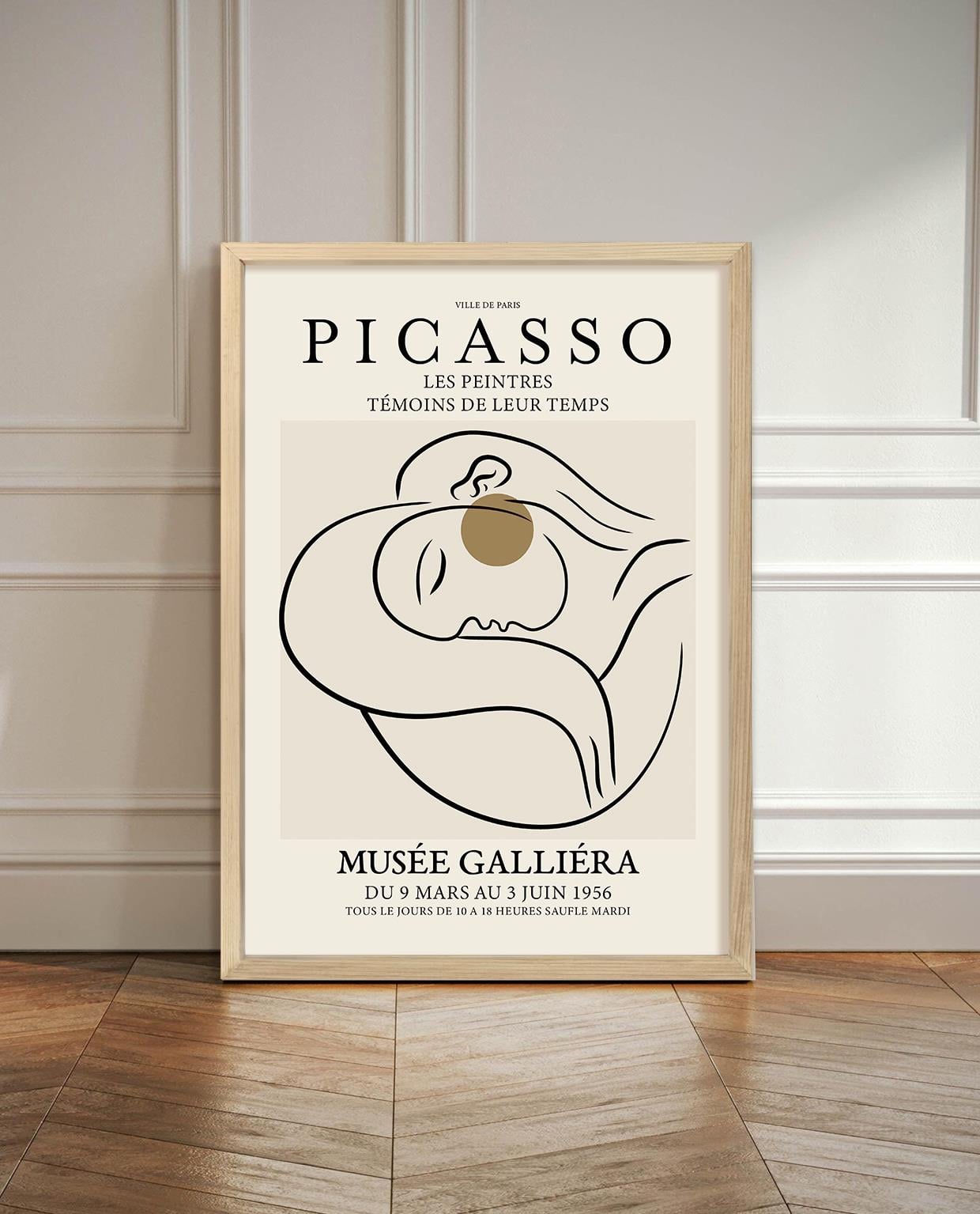 Picasso 14 Çerçeveli Poster
