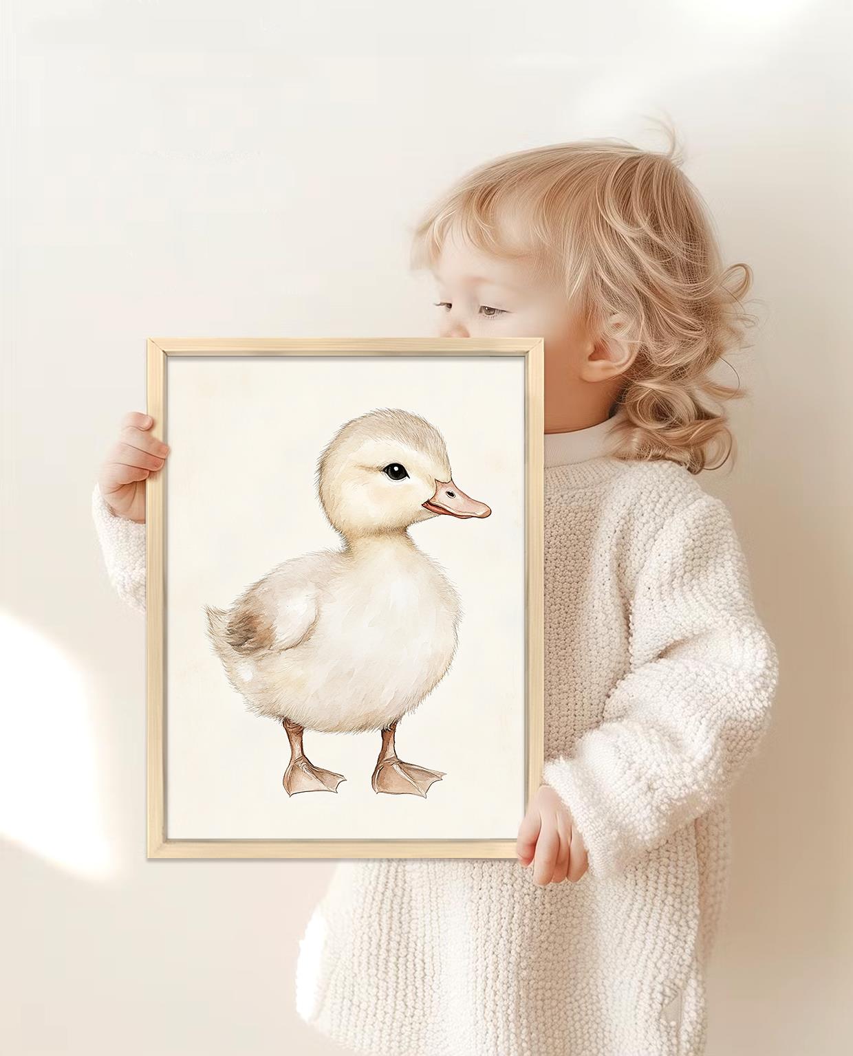 Soft Tonlar Serisi 40 Çocuk Odası Çerçeveli Tablo