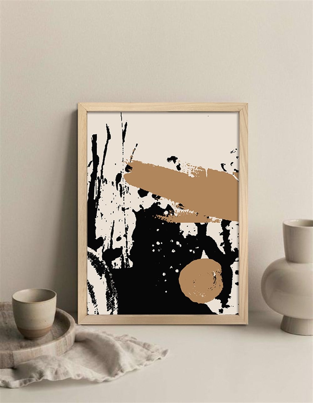 Soyut 04 Çerçeveli Poster