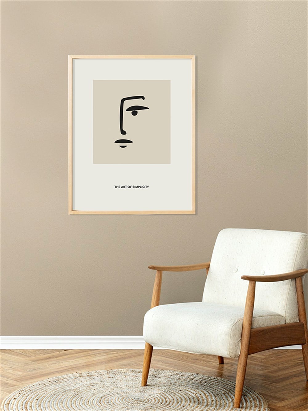 The Art Of Simplicity Çerçeveli Poster