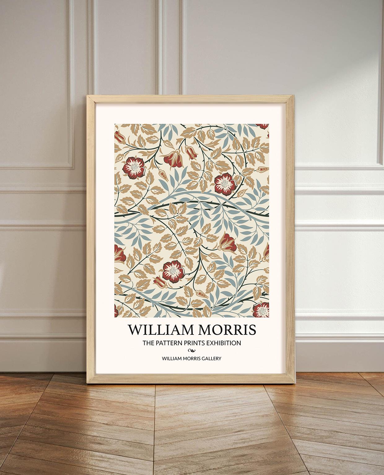 William Morris - The Pattern Prints No.1 Çerçeveli Tablo