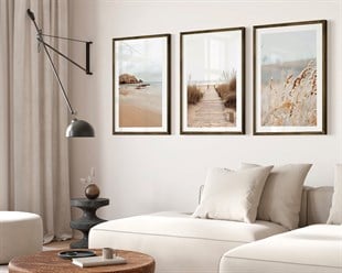 Denize Doğru Çerçeveli Tablo Set 