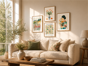 Soft Güzellik Çerçeveli Tablo Set