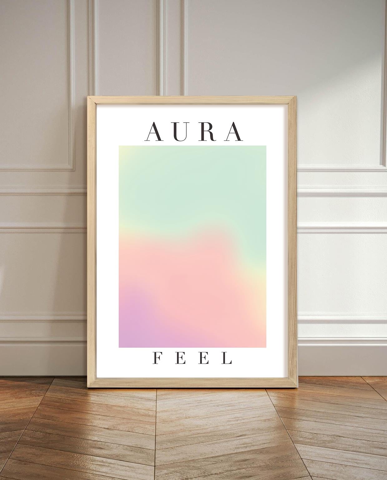 Aura Serisi No.2 Çerçeveli Poster