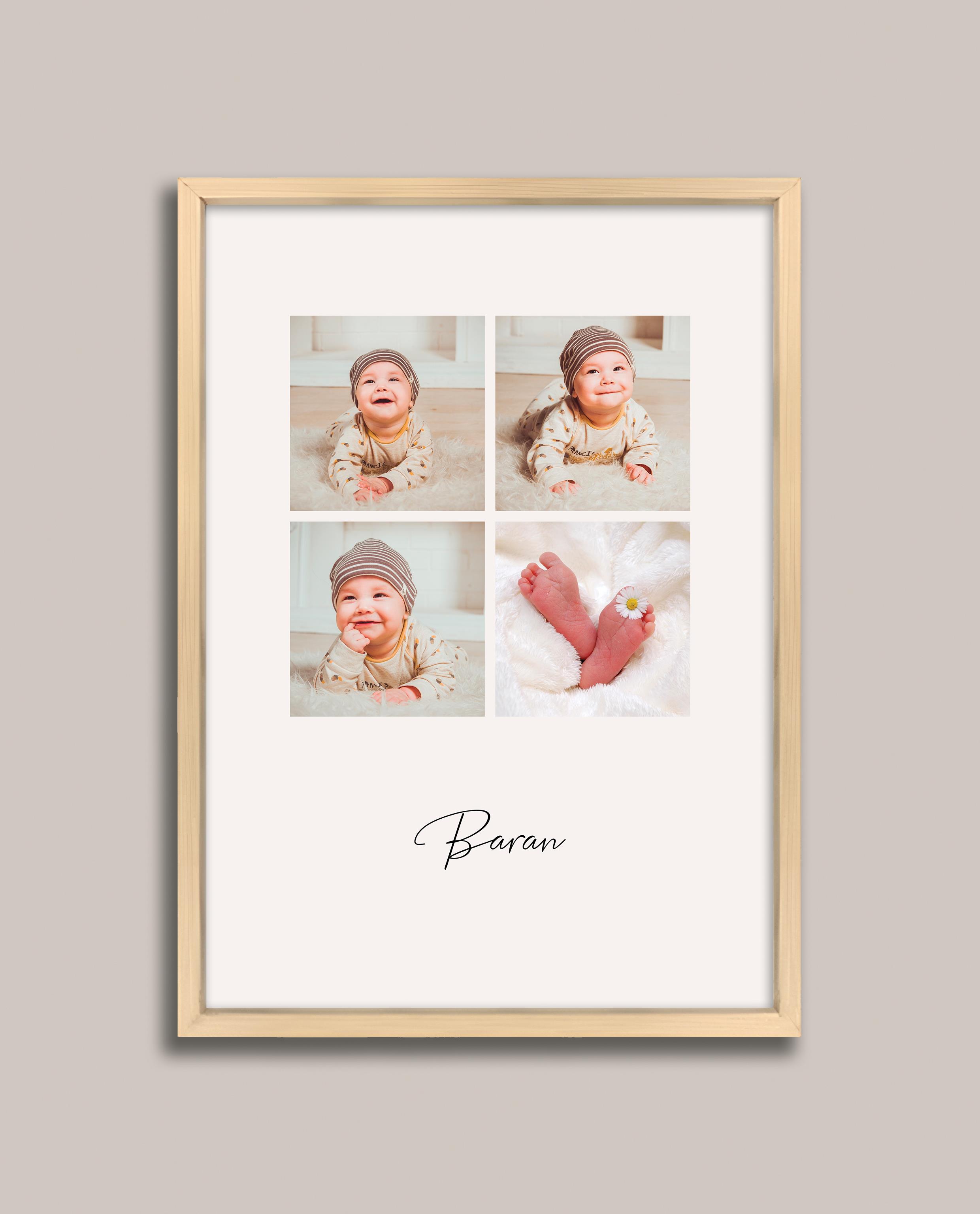 Bebek - Çocuk Odası Fotoğraflı Çerçeveli Tablo
