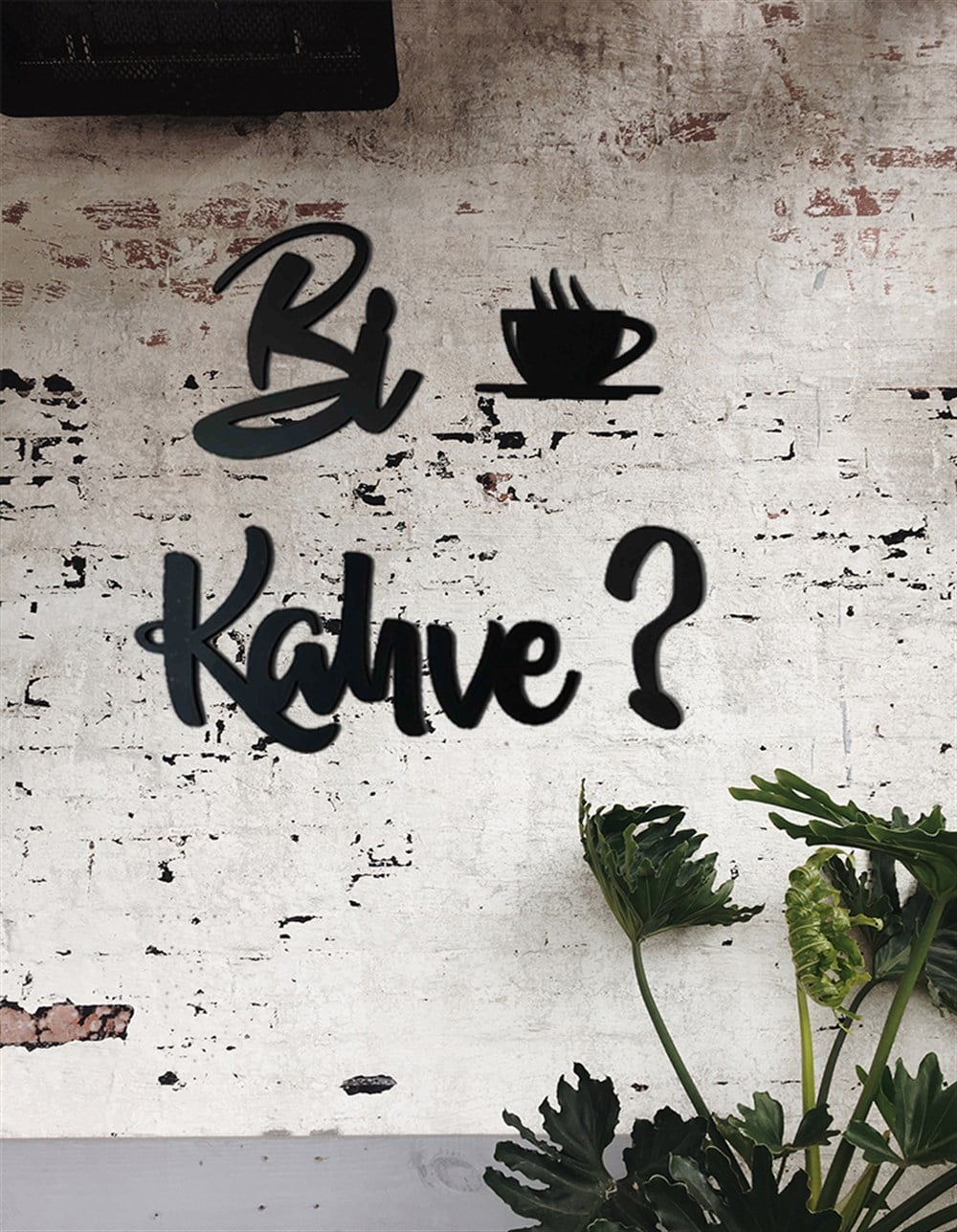 Bi Kahve? MDF Lazer Kesim Duvar Dekoru