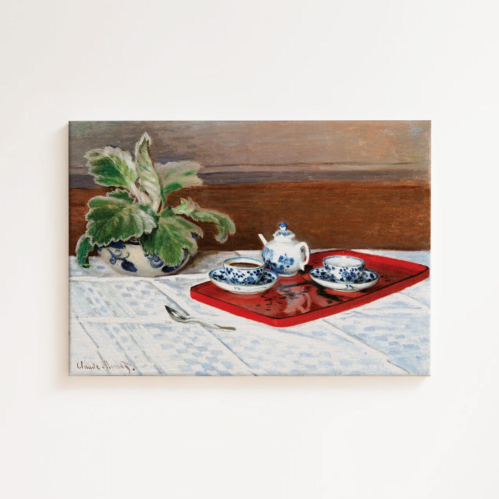 Claude Monet - Çay Seti Kanvas Tablo