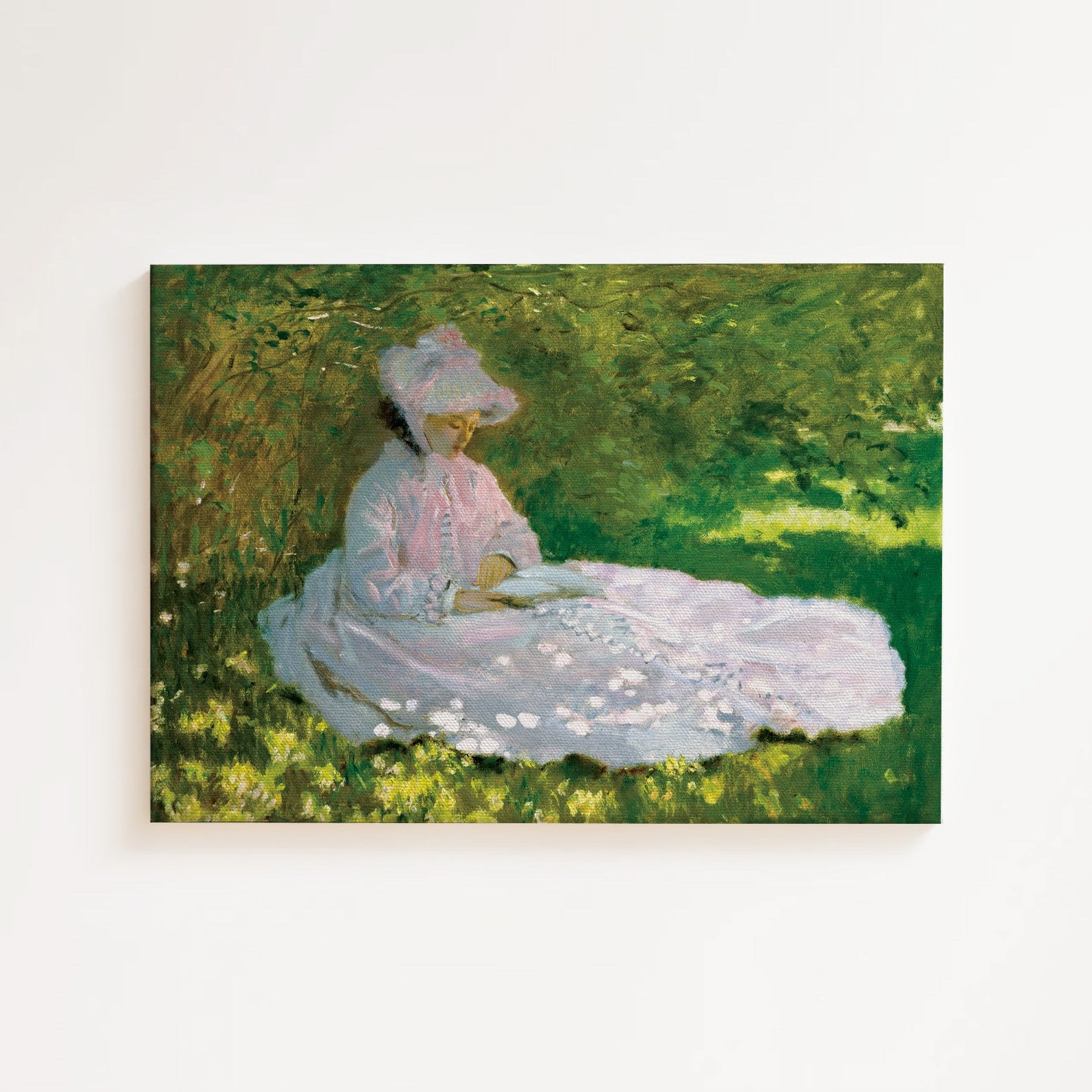 Claude Monet - İlkbahar Kanvas Tablo