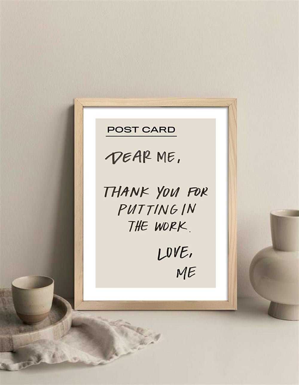Dear Me Çerçeveli Poster