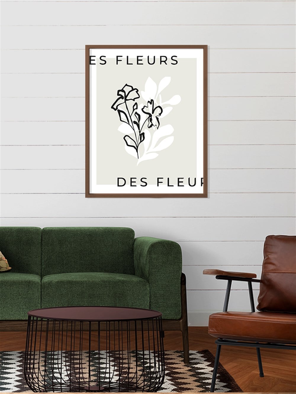 Des Fleurs 02 Çerçeveli Poster