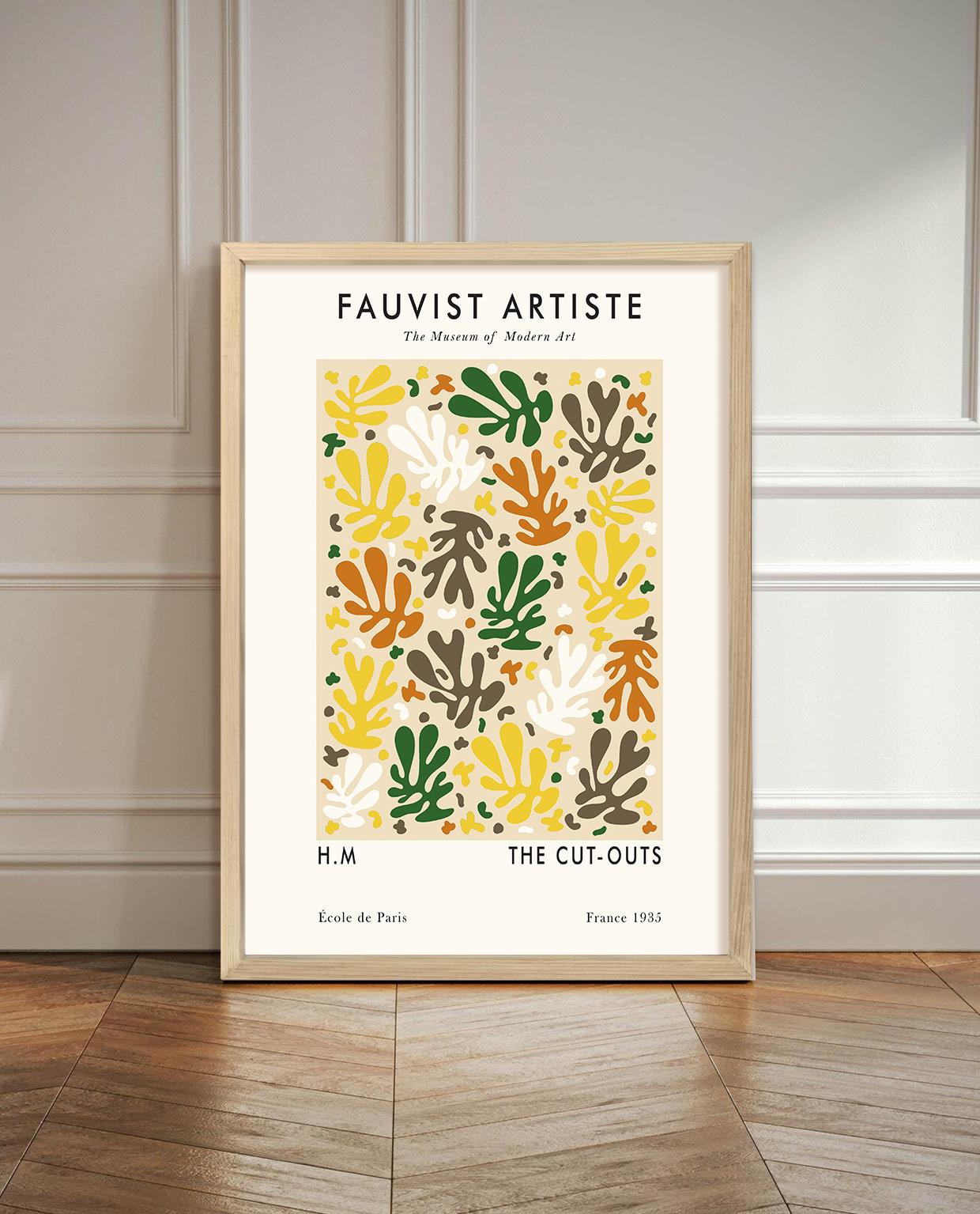Fauvist Artiste Çerçeveli Poster