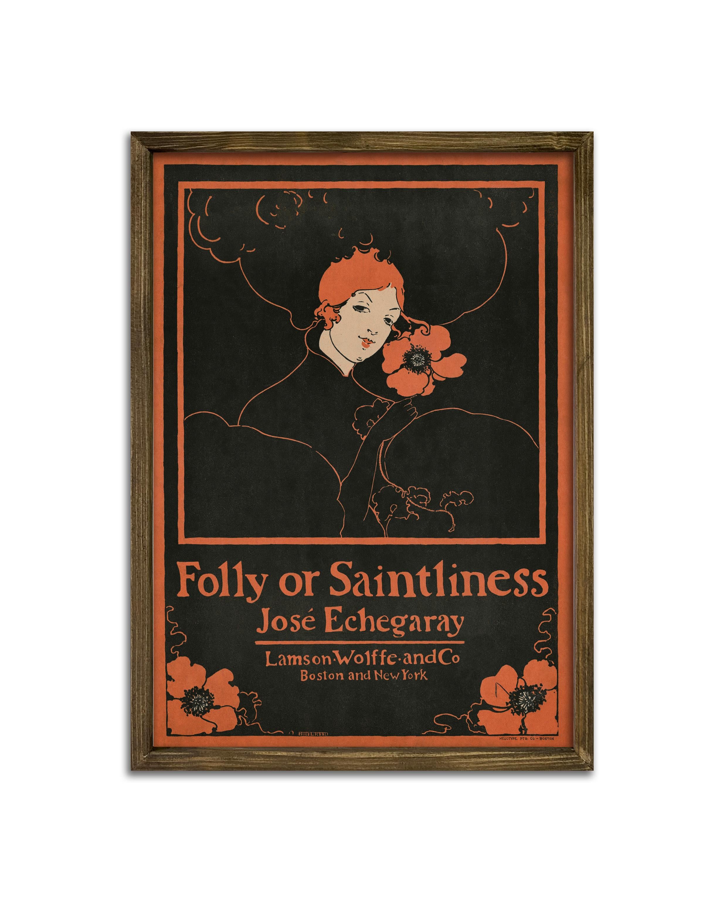 Folly or Saintliness Çerçeveli Tablo