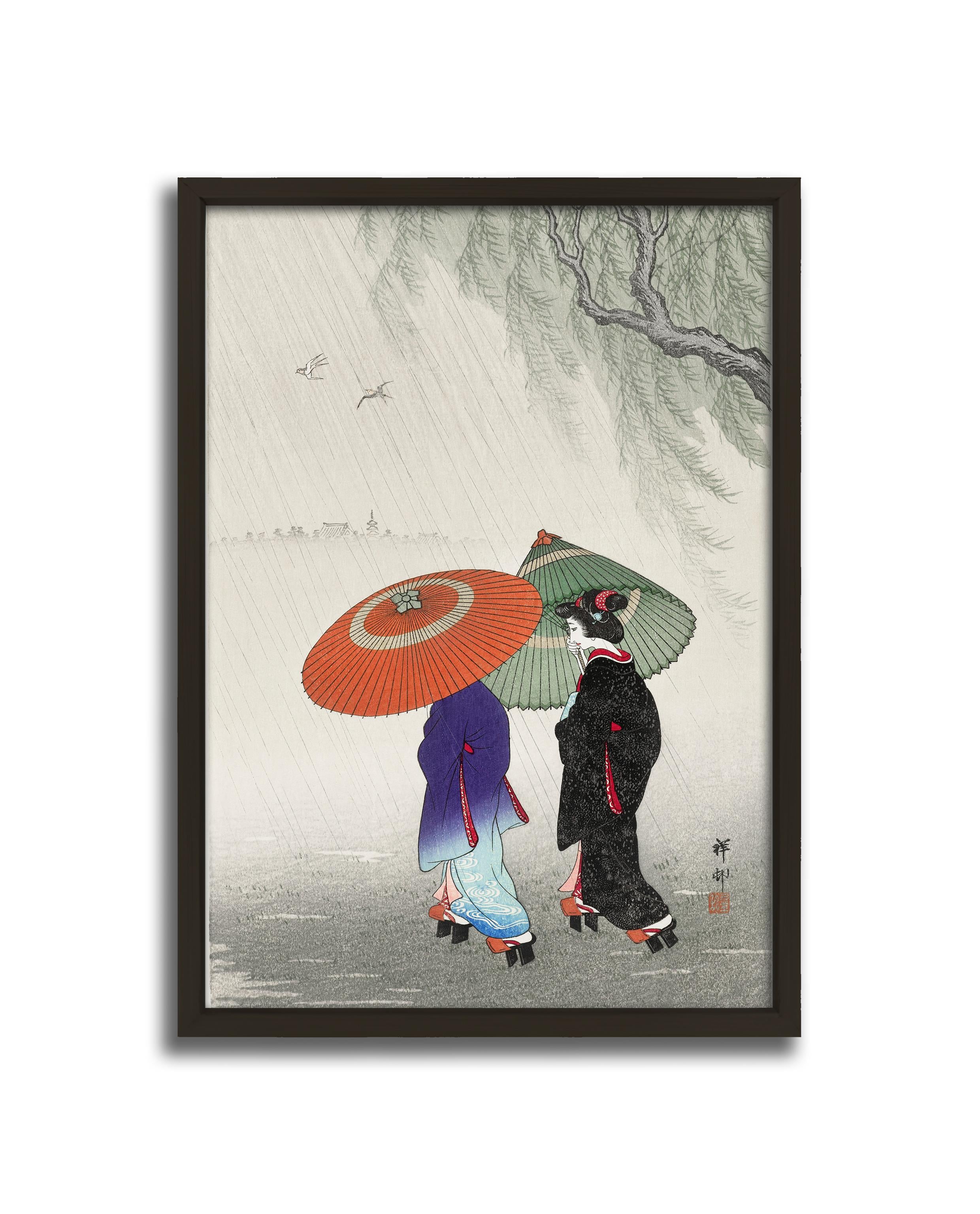 Japon Sanatı No. 3 Çerçeveli Tablo