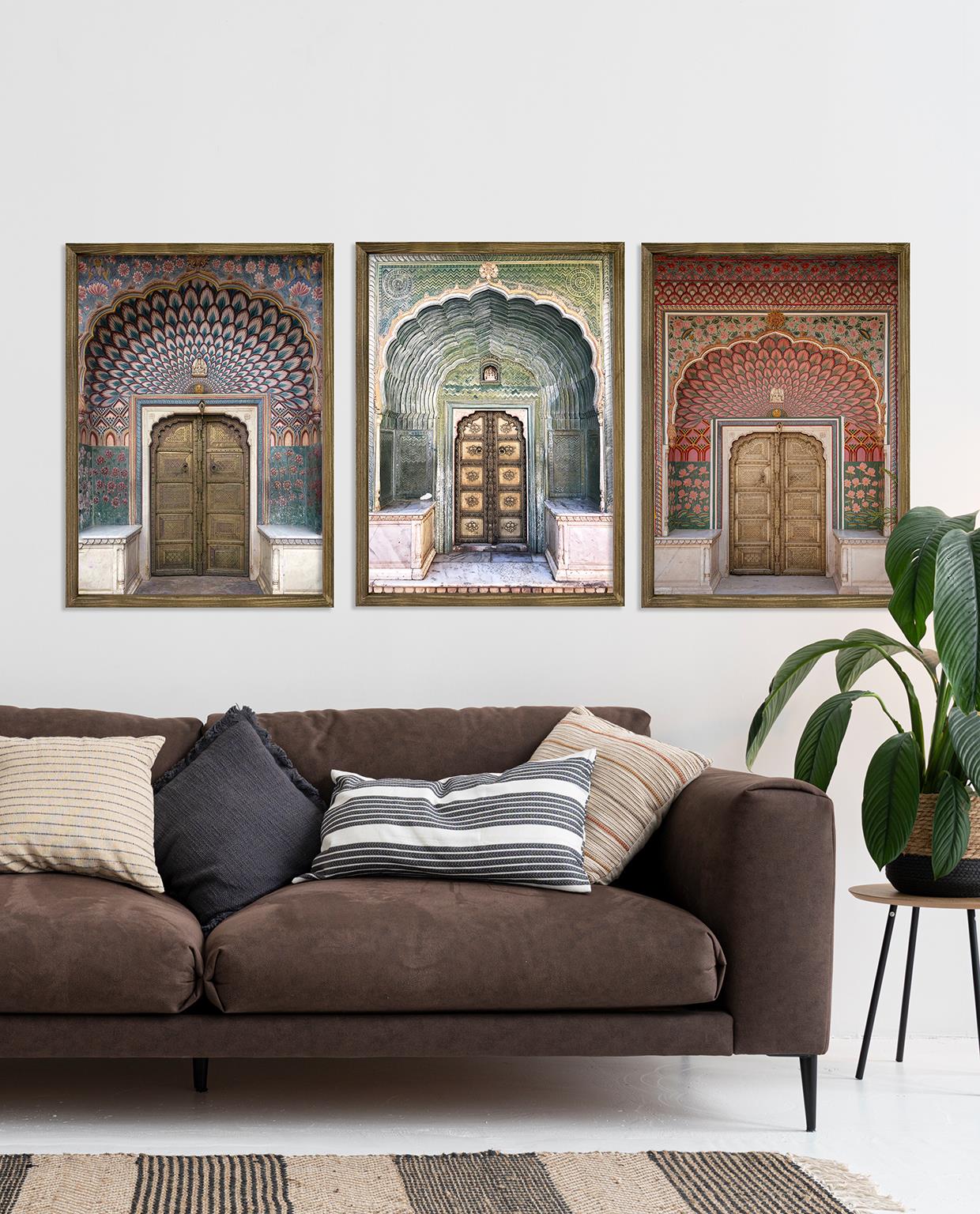 Kapılar Çerçeveli Tablo Set 