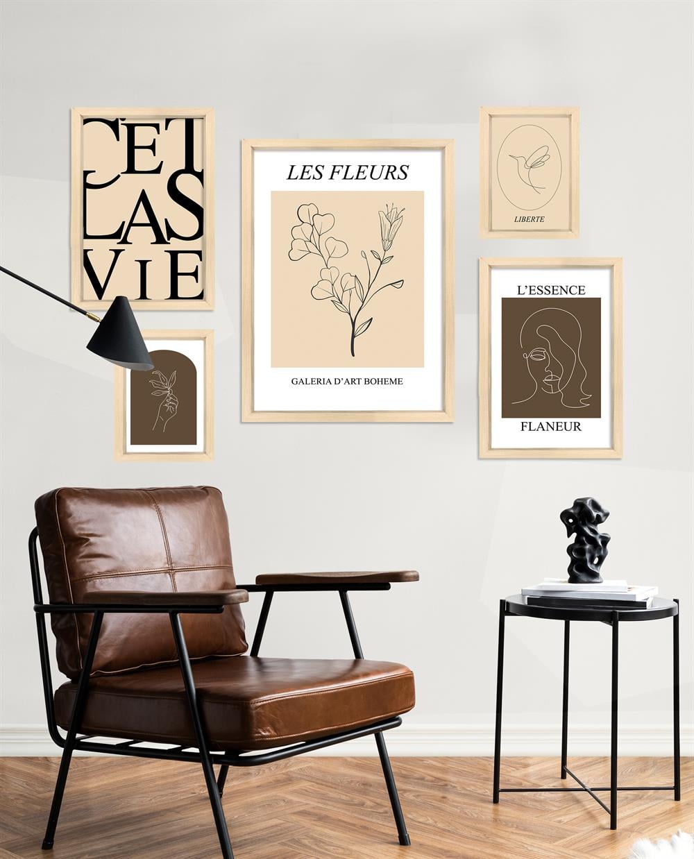 Les Fleurs Çerçeveli Tablo Set