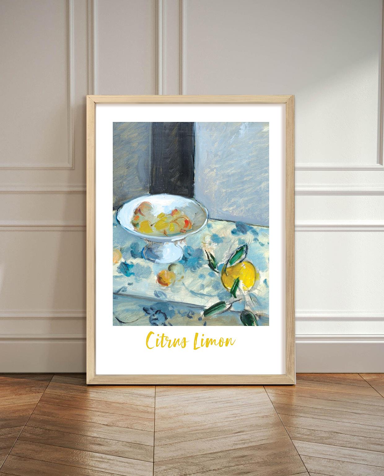 Limonlar Çerçeveli Poster