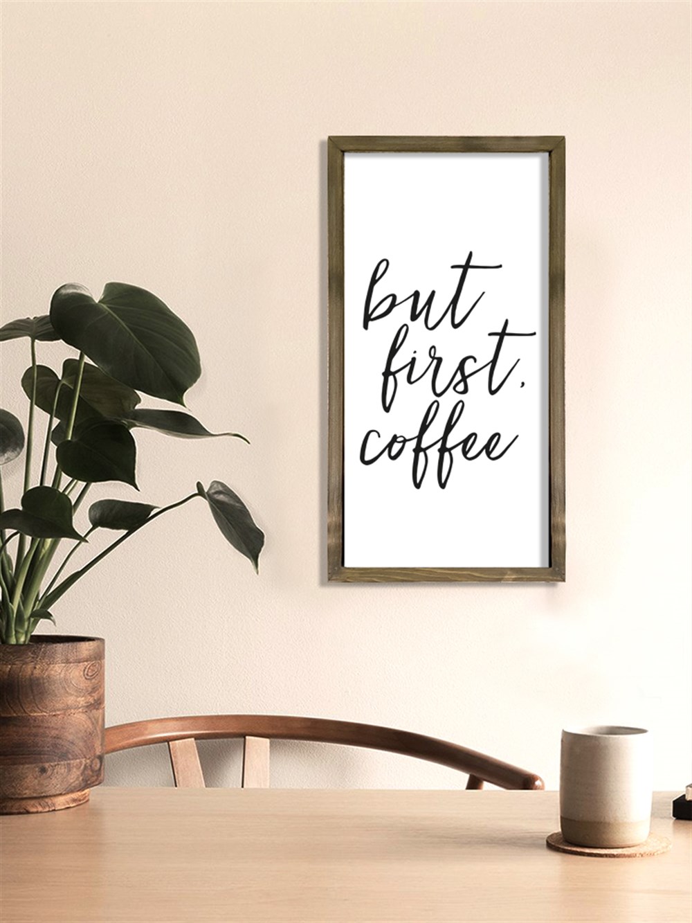 Motto Çerçeveli Poster 101 (25x49 cm)