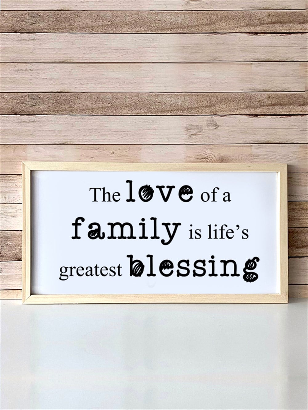 Motto Çerçeveli Poster 103 (25x49 cm)