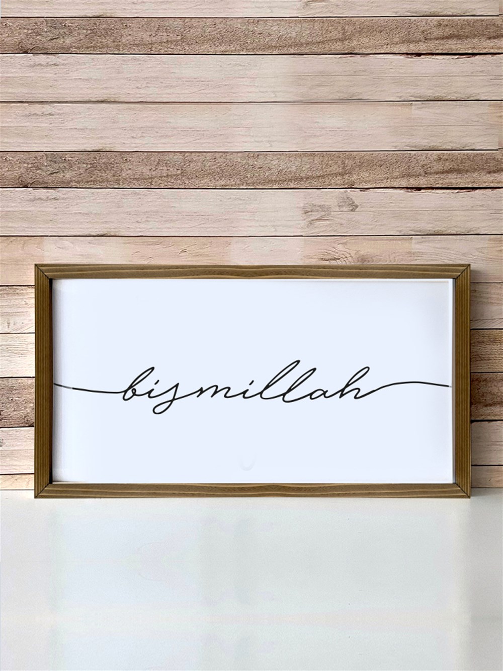 Motto Çerçeveli Poster 104 (25x49 cm)