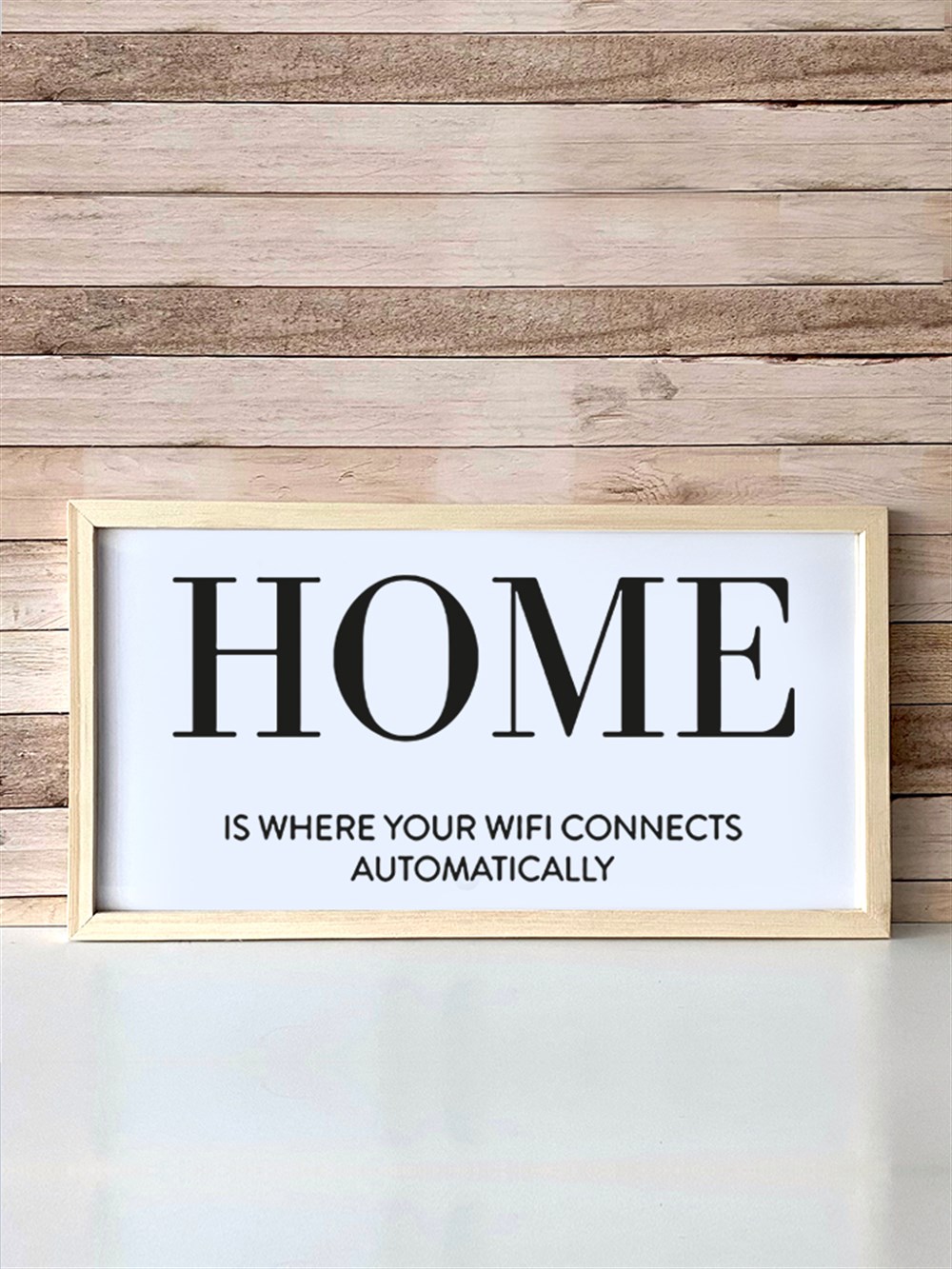 Motto Çerçeveli Poster 106 (25x49 cm)