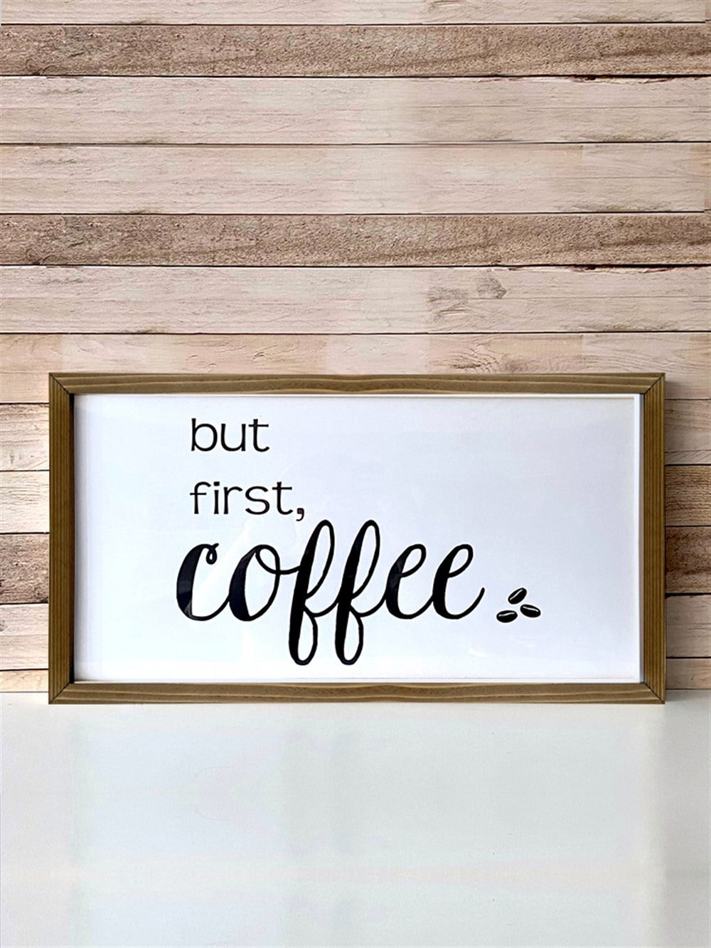 Motto Çerçeveli Poster 107 (25x49 cm)