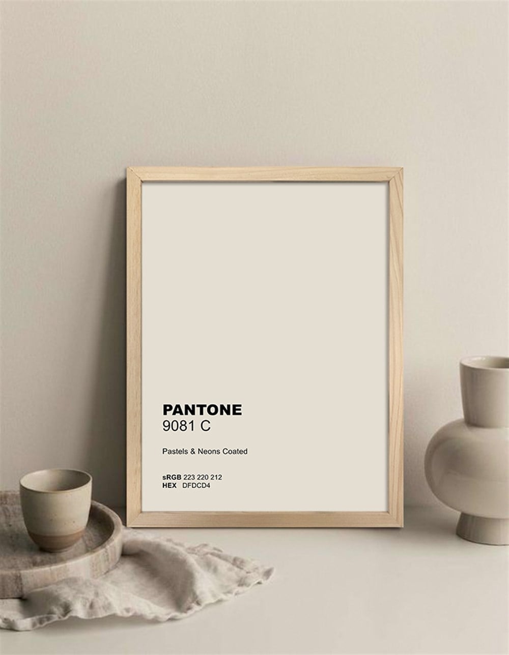 Pantone Çerçeveli Poster